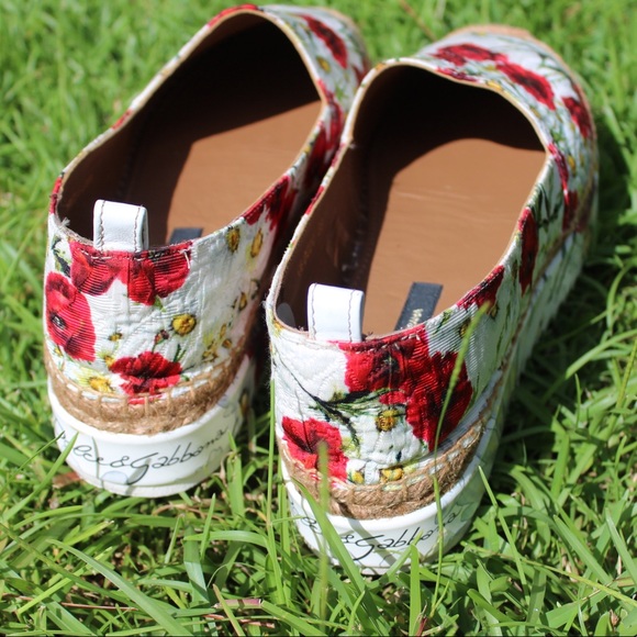 COPY - Dolce & Gabbana Poppy print espadrilles - Picture 3 of 9